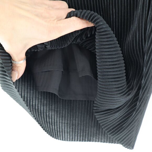 Molly Bracken Le Soir Amelie Pants Womens L Black Minimalist Mod Avant-Garde NWT - Picture 9 of 9